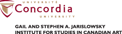 logo: Concordia University, Gail and Stephen A. Jarislowsky Institute for Studies in Canadian Art